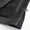 Leather and Twill Motorcycle Jacket - Men's - Up To Size 5XL - Biker Jacket - Daredevil- FIM260TW-FM