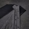 Haywood - Black Denim Men's Motorcycle Vest - FIM634DM