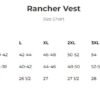 Leather Western Vest - Men's - Side Laces - Rancher - FIM652CDM-FM