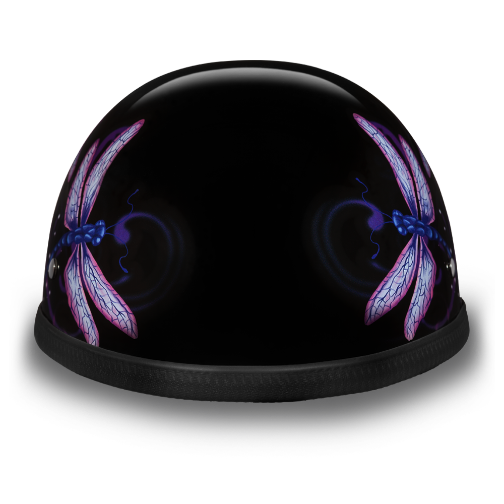 Novelty Motorcycle Helmet - Dragonfly - Eagle Shorty - 6002DF-DH