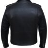 Big and Tall Men's Leather Motorcycle Jacket - Up to Size 66 - 13-ZO-UN