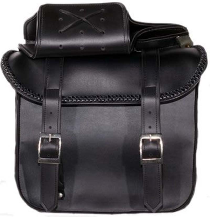 Saddlebags - PVC - Braid - Throwover - Motorcycle Luggage - SD4019-PV-DL
