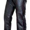 Leather Chaps - Women's - Booty Fringe - Motorcycle - AL2407-AL