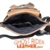 Leather Thigh Bag - Gun Pocket - Brown - Motorcycle - AC1025-BRN-DL