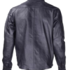 Men's Leather Shirt with Concealed Carry Pockets - MJ777-07-DL