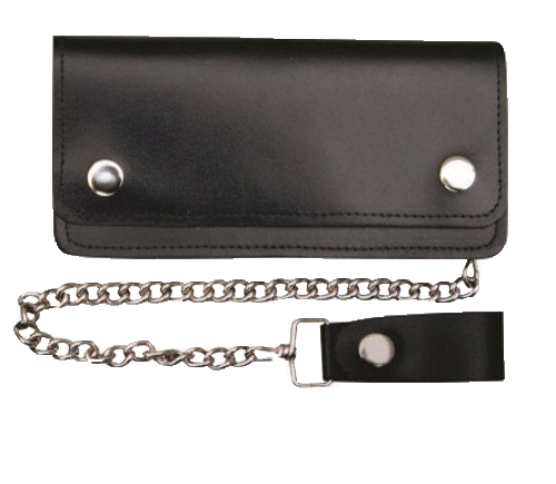 Leather Chain Wallet - 6 Inch Bifold - AL3201-AL