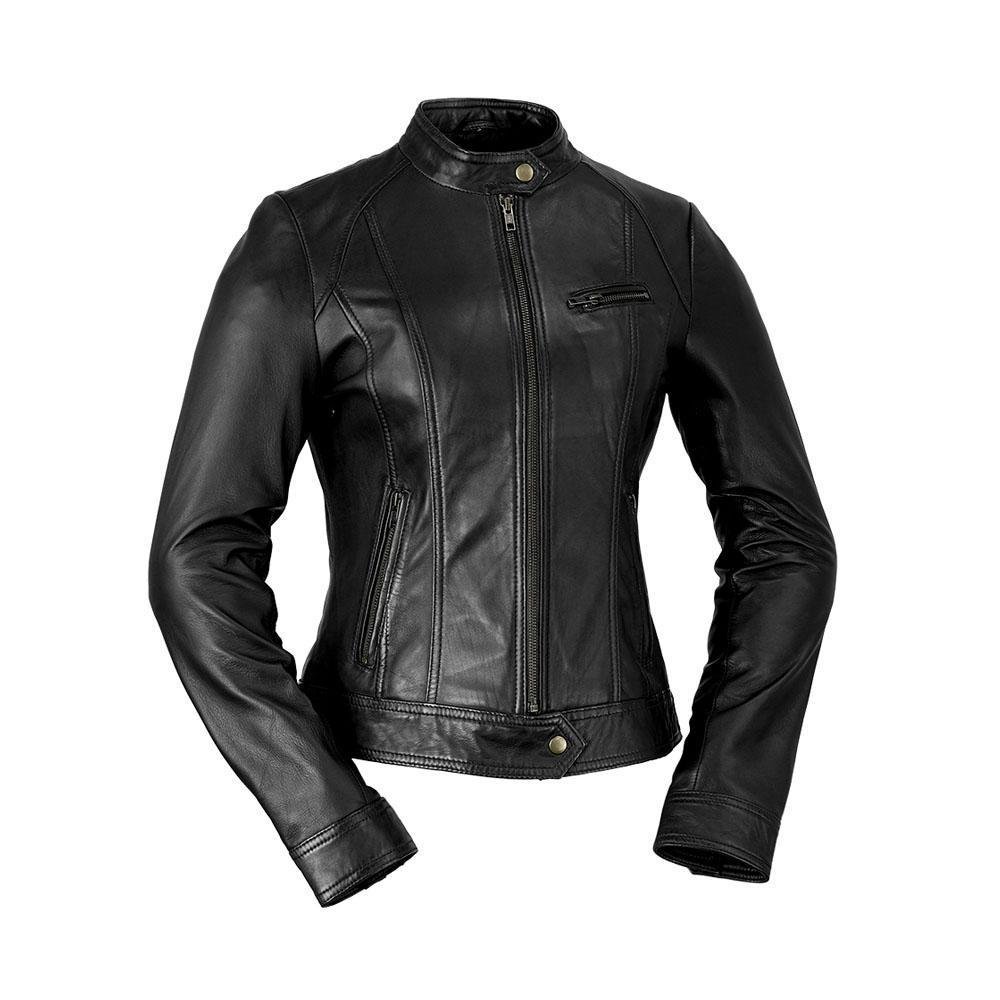 Leather Jacket - Women's - Many Colors - Favorite - WBL1025-WB