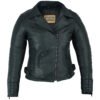 Leather Motorcycle Jacket - Women's -  Must Ride - Gun Pockets - DS802-DS