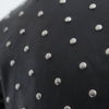 Black Leather Motorcycle Jacket - Women's - Handcrafted Studs - Claudia - WBL1723-FM