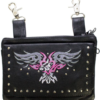 Leather Belt Bag - Pink - Eagle Design - Handbag - BAG35-EBL3-PINK-DL