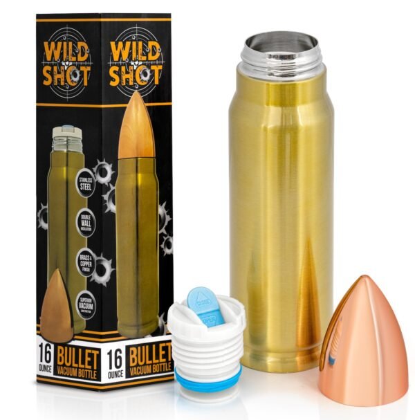 Wild Shot - Stainless Steel - 16 oz Bullet Tumbler - Vacuum Insulated Cup -  KTVBBLT75-BN