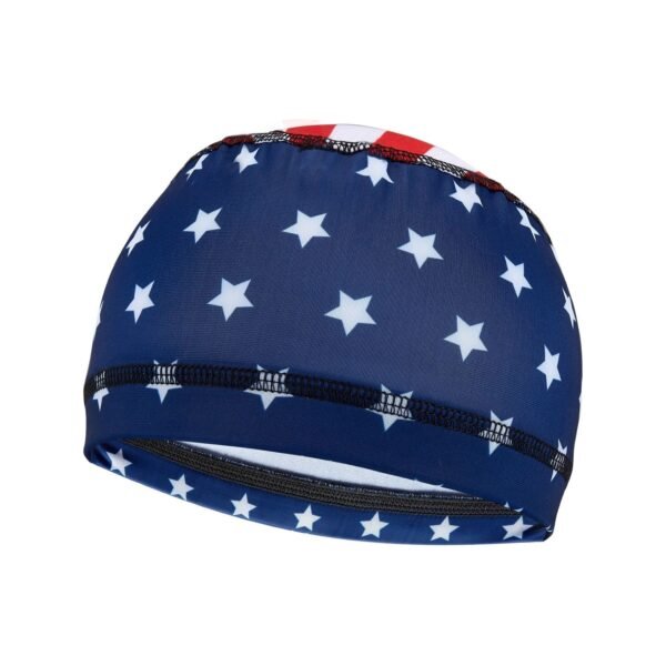 Set of Four Skull Caps - American Flag Variations - Biker Durag - PHH1-SET-DL