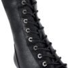 Motorcycle Boots - Women's - Knee High - Chunky Heel and Zipper - BTL7006-DL