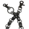 Wallet Chain - Gun Metal - Key Chain Leash - Chain Link - WTC9-GM-DL