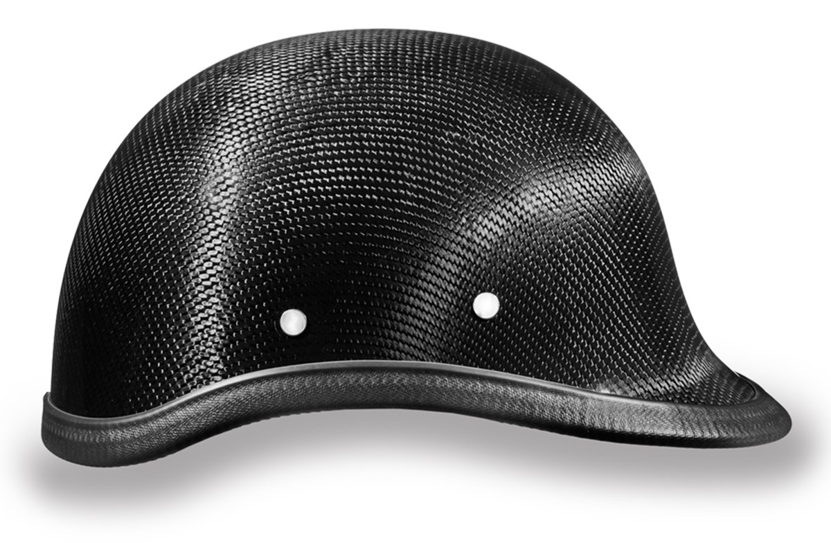 Novelty Motorcycle Helmet - Real Carbon Fiber - Jockey Polo - 2003G-DH