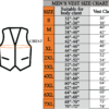 Leather Vest - Men's - Motorcycle Club - Red Paisley Lining - Up To 62 - MV7320-RT-PD-88-DL