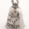 Pointer Dog - Pewter - Motorcycle Guardian Bell® - Made In USA - SKU GB-POINTER-DOG-DS