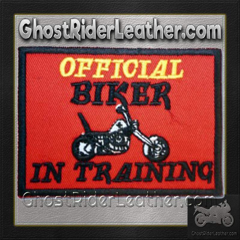 Vest Patches - Two Official Biker In Training - PAT-D610-x2-DL