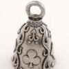 Poker - Pewter - Motorcycle Guardian Bell® - Made In USA - SKU GB-POKER-DS