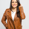 Leather Motorcycle Jacket - Women's - Choice of 5 Colors - Rebel - WBL1390-WB