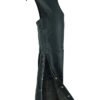 Men's Leather Chaps - Motorcycle - Unisex - Big - Up To 10XL - DS-400-DS