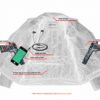 Leather Motorcycle Jacket - Men's - Armored - Up To 12XL - DS761-DS