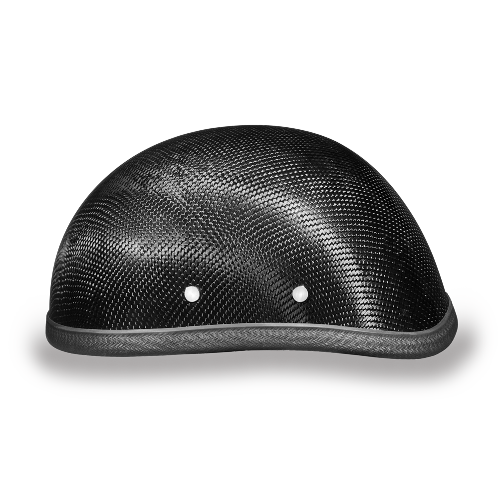 Novelty Motorcycle Helmet - Real Carbon Fiber - Eagle Shorty - 2002G-DH