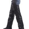 Leather Motorcycle Chaps - Braid Design - Men or Women - C326-01-CN-DL