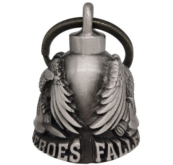 Motorcycle Ride Bell - 3D - Fallen Heroes - Eagle - Spirit Bell - Gremlin - DBL10-L-DL