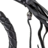 Get Back Whip - Black Leather - 42 Inches Long - Motorcycle Accessories - GBW1-11-DL