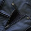 Leather Motorcycle Jacket - Men's - Biker - Up To 8XL - Racer - DS701-DS