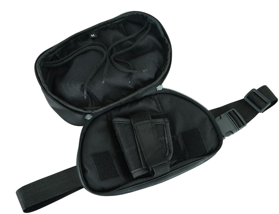 Leather Bag - Concealed Carry - Motorcycle - Fanny Pack - BAG1002-DL