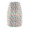 Doodle Hearts - Red Pink White - Women's Pencil Skirt (AOP)