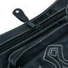 Black Leather Thigh Bag - Gun Holster Pocket - DS5852-DS