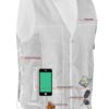 Leather Motorcycle Vest - Men's Tall - Up To Size 5XL - Side Laces - 10 Pocket - Big and Tall - DS144-TALL-DS