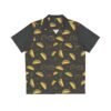 Neon Taco Doodles - Red Green Yellow on Black - Men's Hawaiian Shirt (AOP)
