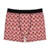 Watermelon Candy Slices - Red Green on Pink - Men's Boxer Briefs