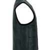 Leather Motorcycle Vest - Men's - Gun Pockets - Up To 9XL - DS110-DS