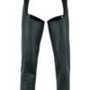 Men's Leather Chaps - Motorcycle - Unisex - Big - Up To 10XL - DS-400-DS
