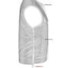 Leather Motorcycle Vest - Men's - Side Laces - Up To 12XL - Big and Tall - DS178-DS