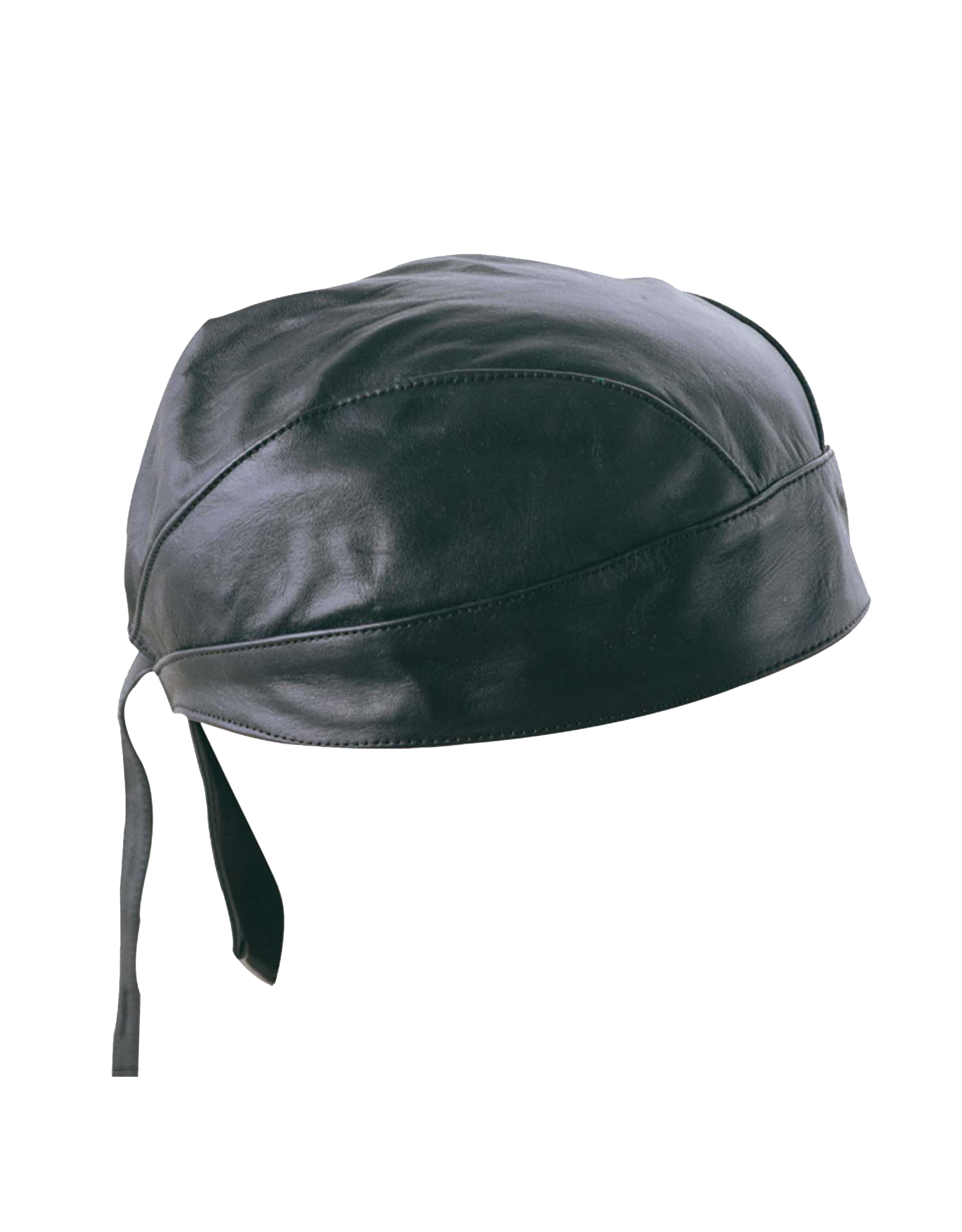 Leather Headwrap - Unisex - Black Durag - 335-00-UN