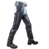 Leather Chaps - Men's or Women's - Premium Cowhide Leather - C2334-11-DL