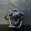 Motorcycle Engine - Pewter - Motorcycle Gremlin Bell - Made In USA - SKU BB79-DS
