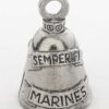 Marines - Semper Fi - Pewter - Motorcycle Guardian Bell® - Made In USA - SKU GB-MARINES-DS