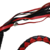 Get Back Whip - Black and Red Leather - 36 Inches - GBW6-11S-DL