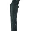Men's Leather Chaps - Motorcycle - Unisex - Big - Up To 10XL - DS-400-DS