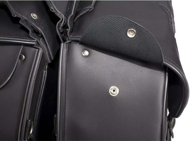 Saddlebags - PVC - Flame - Gun Holster - Motorcycle - SD-FLAME-PV-DL