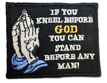 Vest Patches - Two Christian Patches - Proud To Be Christian - PAT-D601-D607-DL