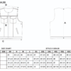 Leather Motorcycle Vest - Men's - Black Paisley Liner - Big Sizes - 4X 5X 6X 7X 8X - 6665-00-UN
