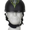 Novelty Motorcycle Helmet - Green Machine Tribal - Shorty - H501-D6-GREEN-DL Novelty Motorcycle Helmet - Green Machine Tribal - Shorty - H501-D6-GREEN-DL